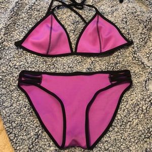 Purple Neoprene Bikini